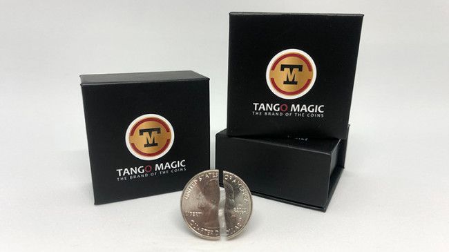 Tango Folding Coin Quarter Dollar Traditional Single Cut (D0180) by Tango
