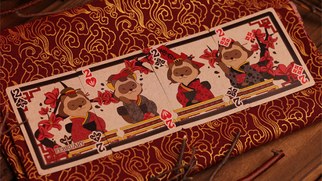 Tanuki Yukaku (Hanafuda) - Pokerdeck