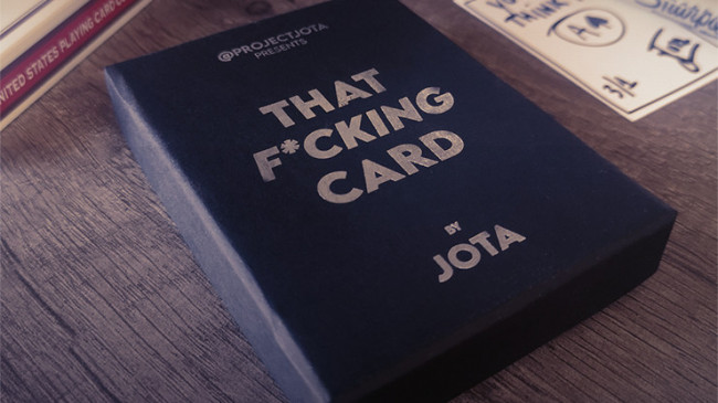 That f*cking card by JOTA - Kartentrick ohne Karten