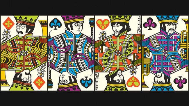 The Beatles (Green) Playing Cards by theory11 - Pokerdeck