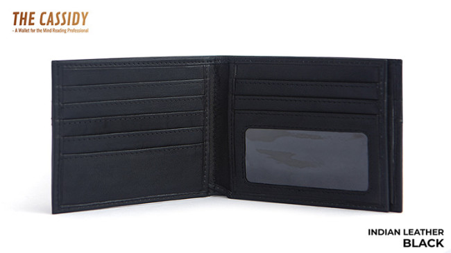 THE CASSIDY WALLET BLACK by Nakul Shenoy - Peek Wallet - Mentaltrick