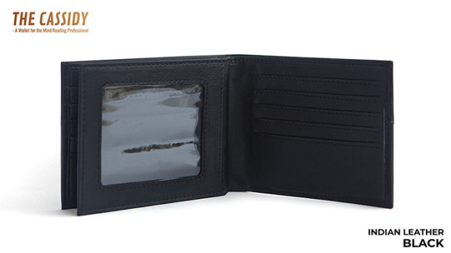 THE CASSIDY WALLET BLACK by Nakul Shenoy - Peek Wallet - Mentaltrick