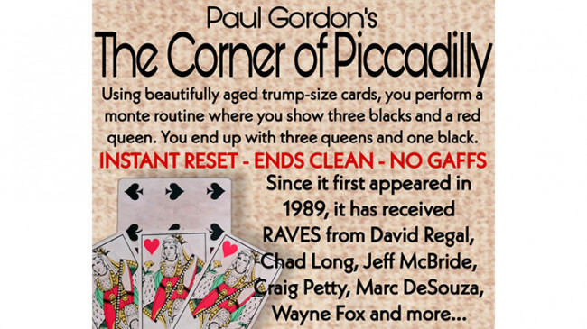 The Corner of Piccadilly (Trump Size plus online instruction) by Paul Gordon