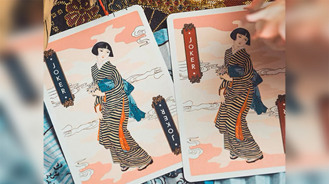 The Great Wave off Kanagawa V3 (Autumn Maple / Peachy Pink) - Pokerdeck