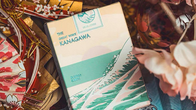 The Great Wave off Kanagawa V3 (Fresh Spring / Peppermint Green) - Pokerdeck