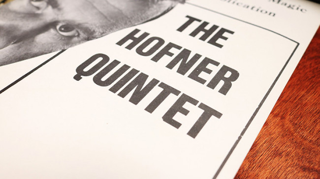 The Hofner Quintet by John Hofner - Buch