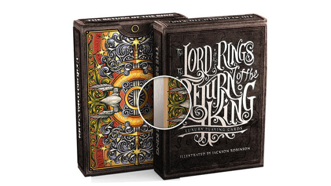 The Lord of the Rings - Return of the King (Black Gilded Edition) by Kings Wild - Pokerdeck