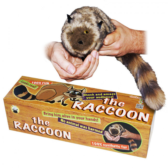 The Raccoon - 100% Synthetic Fur - Spring Animal