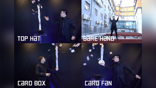 THE ROCKET Card Fountain LEFT HANDED (Wireless Remote Version) by Bond Lee