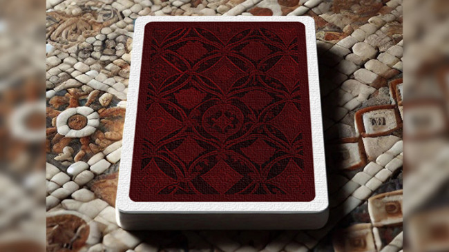 The Spirit of Cubism (Dark Red) Playing Cards