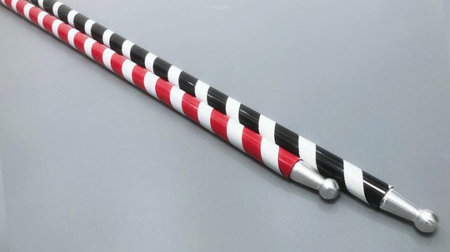 The Ultra Cane (Appearing / Metal) Black / White Stripe  - Erscheinender Stock - Appearing Cane by Bond Lee