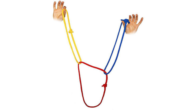 Three Color Linking Ropes by Vincenzo Di Fatta