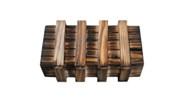 Treasure Puzzle Box - Geheimbox mit 2 versteckten Fächern - Holz