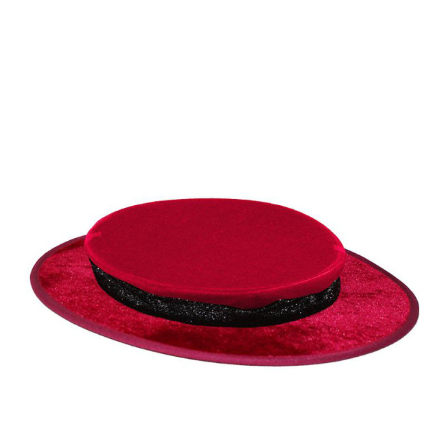 Trick Zauberhut - Faltbarer Zylinderhut mit Geheimfach (doppelter Boden) - Folding Top Hat - Super Gibus Red