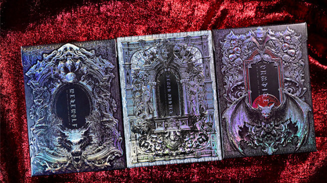 Trinity of Night - Demon Hunter HOLO by Evokad - Pokerdeck