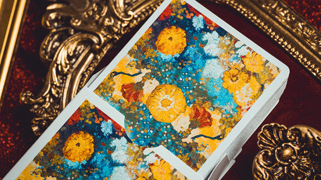 Van Gogh Zinnias (Numbered- Seal) - Pokerdeck