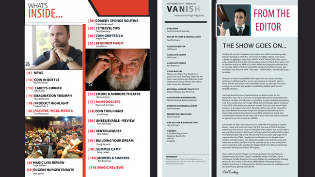 Vanish Magazine #38 - eBook - DOWNLOAD