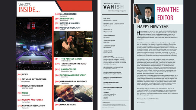 Vanish Magazine #42 - eBook - DOWNLOAD