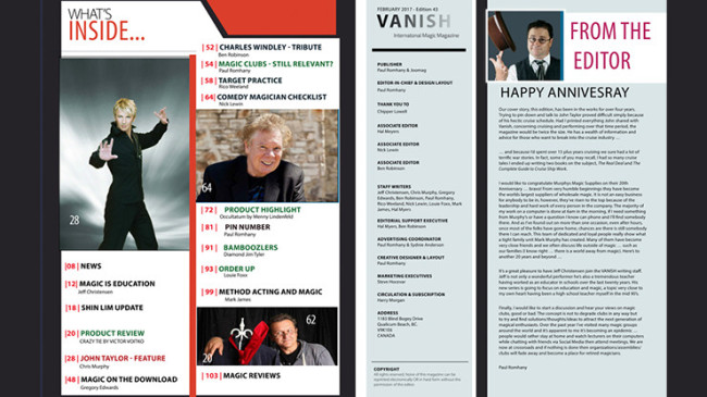 Vanish Magazine #43 - eBook - DOWNLOAD