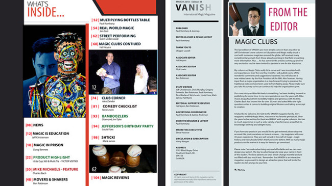 Vanish Magazine #44 - eBook - DOWNLOAD