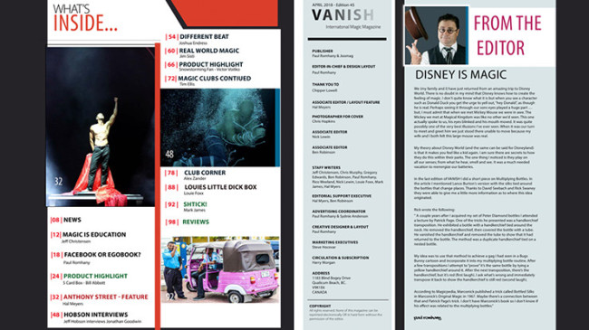 Vanish Magazine #45 - eBook - DOWNLOAD