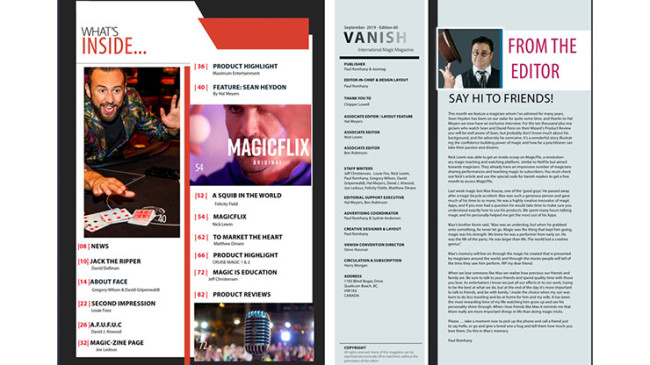 Vanish Magazine #62 - eBook - DOWNLOAD