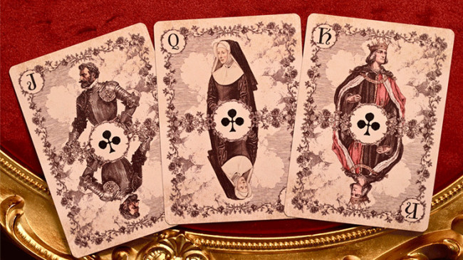 Wars of the Roses (2nd Edition Red Tuck- Gilded ) Playing Cards