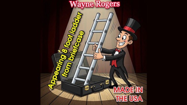 Wayne Rogers Appearing 8 Foot Ladder from Briefcase by Big Guys Magic