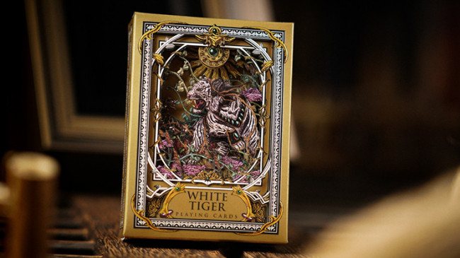 White Tiger Luxury Frame by Ark - Pokerdeck