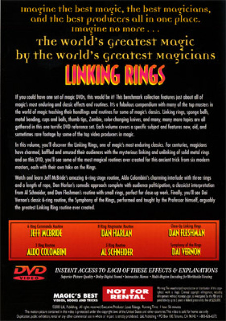 World's Greatest Magic: Linking Rings by L&L Publishing - DVD