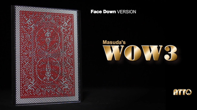 WOW 3 Face-Down by Katsuya Masuda - Kartentrick