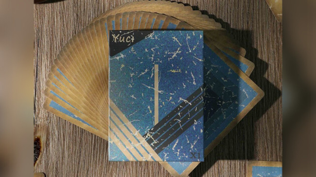 X1 Retro Blue - Pokerdeck