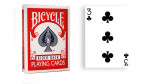 Force Deck - Rot - Kreuz 3 - Bicycle Forcierspiel - Forcing Cards - Forcierkarten