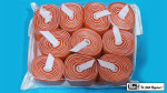 Mouth Coil 60ft/10ct (Orange/White) by Mr. Magic