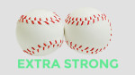 Strong Chop Cup Balls White Leather (Set of 2) by Leo Smetsers