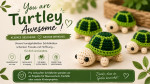 Handgehäkelte Schildkröte kaufen - „You are Turtley Awesome“ | Nachhaltig & für den guten Zweck